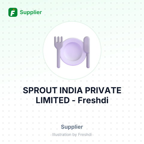 SPROUT INDIA PRIVATE LIMITED – summary card, no photo uploaded yet