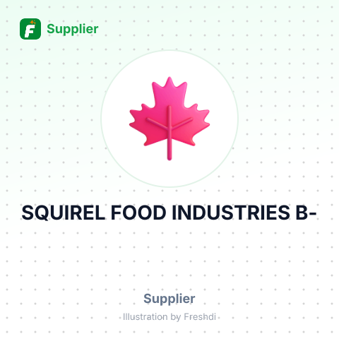 SQUIREL FOOD INDUSTRIES B- – summary card, no photo uploaded yet
