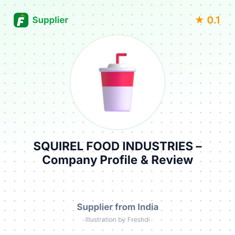 SQUIREL FOOD INDUSTRIES – summary card, no photo uploaded yet