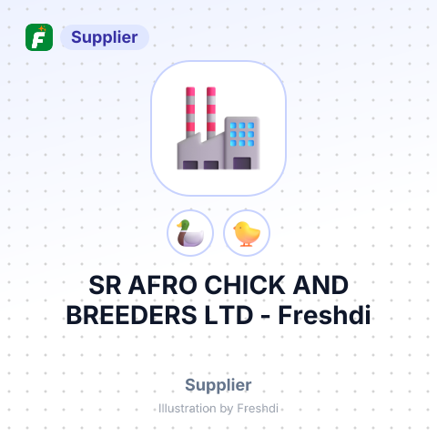 SR AFRO CHICK AND BREEDERS LTD – summary card, no photo uploaded yet