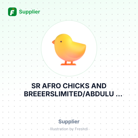 SR AFRO CHICKS AND BREEERSLIMITED/ABDULU RAHUMAN – summary card, no photo uploaded yet