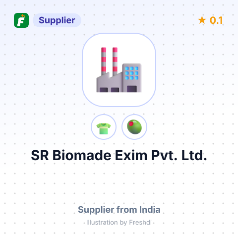SR Biomade Exim Pvt. Ltd.  – summary card, no photo uploaded yet