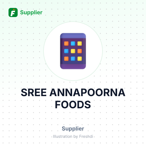 SREE ANNAPOORNA FOODS – summary card, no photo uploaded yet