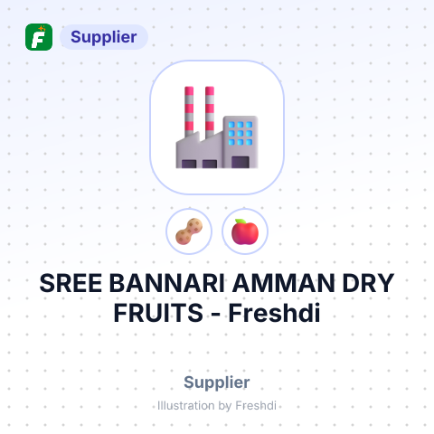 SREE BANNARI AMMAN DRY FRUITS – summary card, no photo uploaded yet