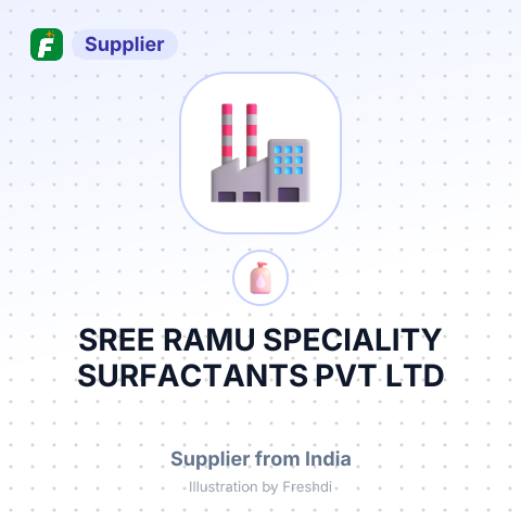 SREE RAMU SPECIALITY SURFACTANTS PVT LTD – summary card, no photo uploaded yet