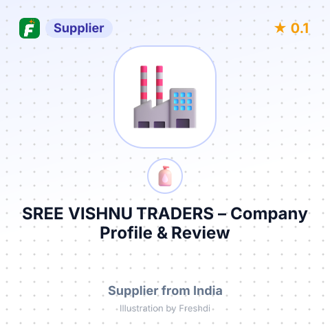 SREE VISHNU TRADERS – summary card, no photo uploaded yet