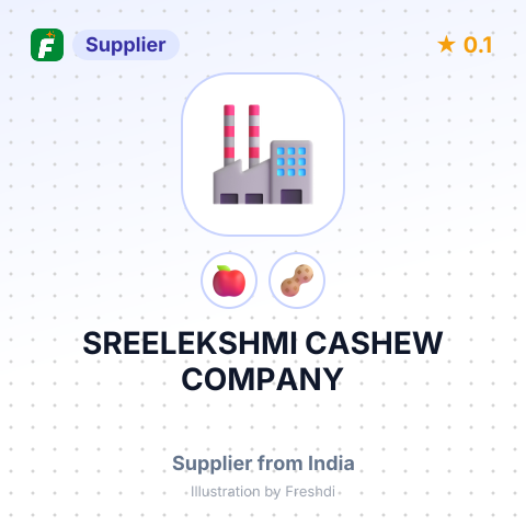 SREELEKSHMI CASHEW COMPANY – summary card, no photo uploaded yet