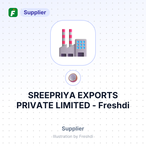 SREEPRIYA EXPORTS PRIVATE LIMITED – summary card, no photo uploaded yet