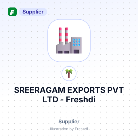 SREERAGAM EXPORTS PVT LTD – summary card, no photo uploaded yet
