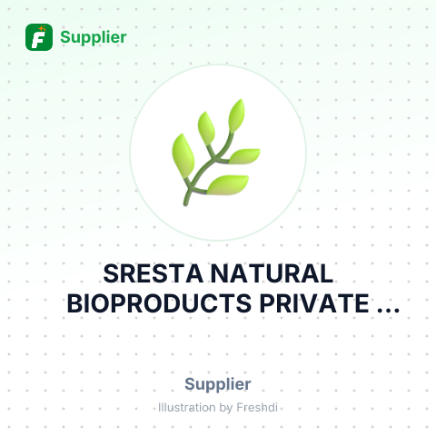SRESTA NATURAL BIOPRODUCTS PRIVATE LIMITED – summary card, no photo uploaded yet