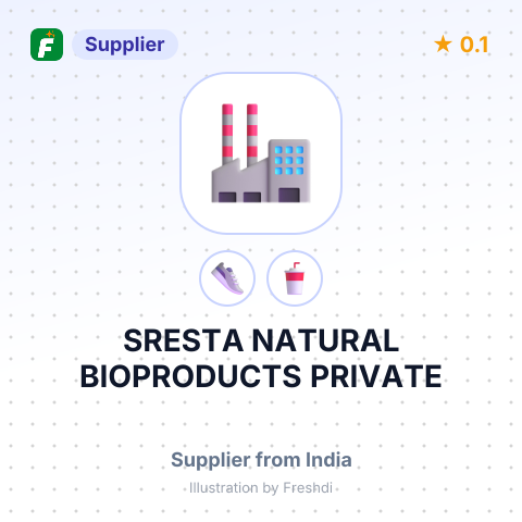 SRESTA NATURAL BIOPRODUCTS PRIVATE – summary card, no photo uploaded yet