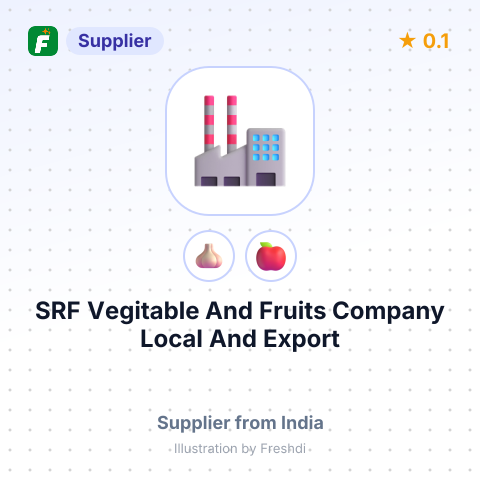 SRF Vegitable And Fruits Company Local And Export – summary card, no photo uploaded yet