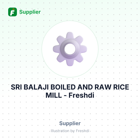 SRI BALAJI BOILED AND RAW RICE MILL – summary card, no photo uploaded yet