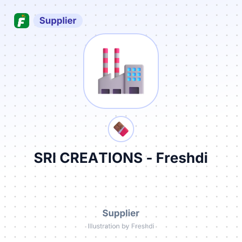 SRI CREATIONS – summary card, no photo uploaded yet