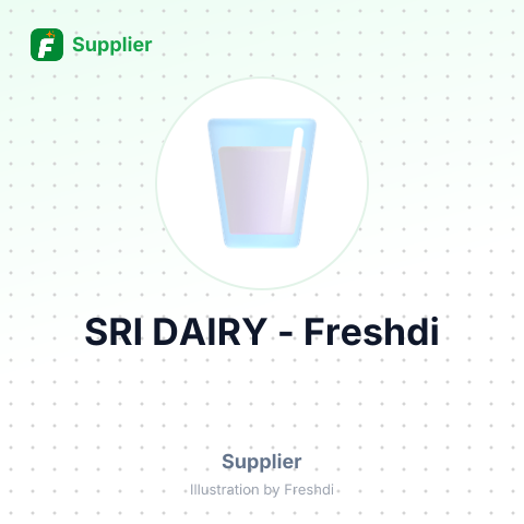 SRI DAIRY – summary card, no photo uploaded yet