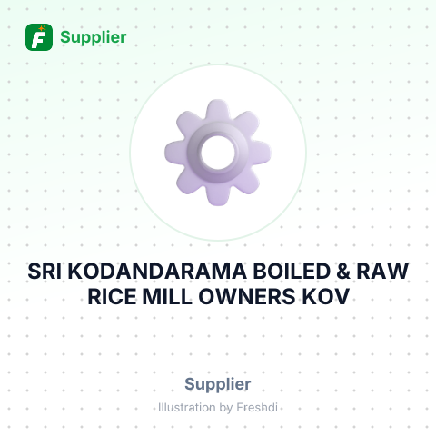 SRI KODANDARAMA BOILED & RAW RICE MILL, OWNERS KOV – summary card, no photo uploaded yet