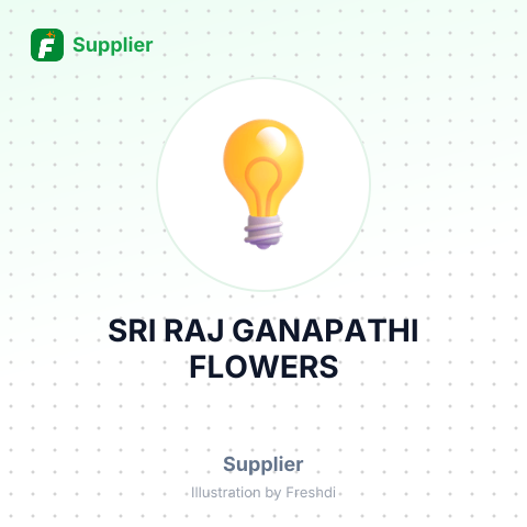SRI RAJ GANAPATHI FLOWERS – summary card, no photo uploaded yet