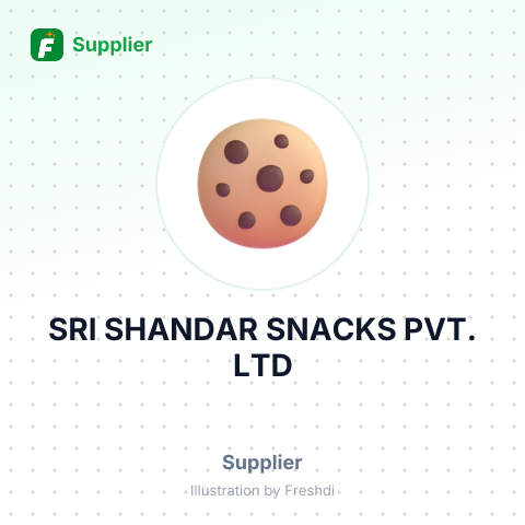SRI SHANDAR SNACKS PVT. LTD – summary card, no photo uploaded yet