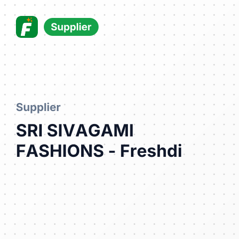 SRI SIVAGAMI FASHIONS – summary card, no photo uploaded yet