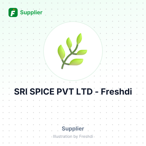 SRI SPICE PVT LTD – summary card, no photo uploaded yet