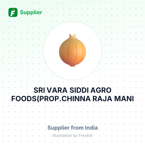 SRI VARA SIDDI AGRO FOODS(PROP.CHINNA RAJA MANI KIRAN KUMAR) – summary card, no photo uploaded yet