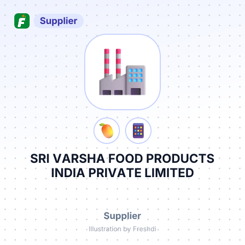 SRI VARSHA FOOD PRODUCTS INDIA PRIVATE LIMITED – summary card, no photo uploaded yet