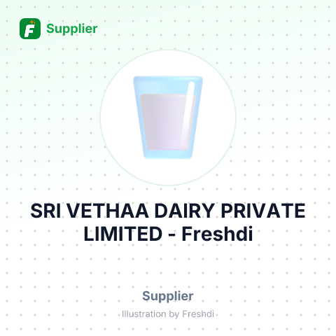 SRI VETHAA DAIRY PRIVATE LIMITED – summary card, no photo uploaded yet