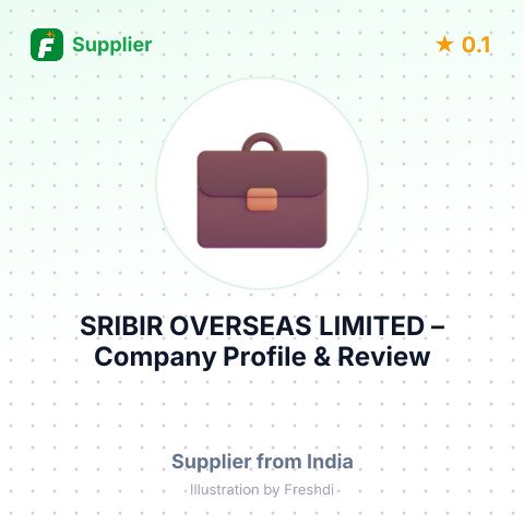 SRIBIR OVERSEAS LIMITED – summary card, no photo uploaded yet