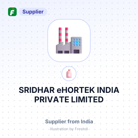 SRIDHAR eHORTEK INDIA PRIVATE LIMITED – summary card, no photo uploaded yet