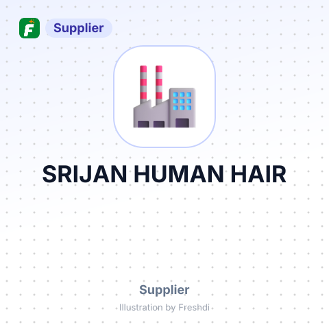 SRIJAN HUMAN HAIR – summary card, no photo uploaded yet