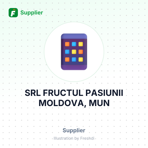SRL FRUCTUL PASIUNII MOLDOVA, MUN – summary card, no photo uploaded yet