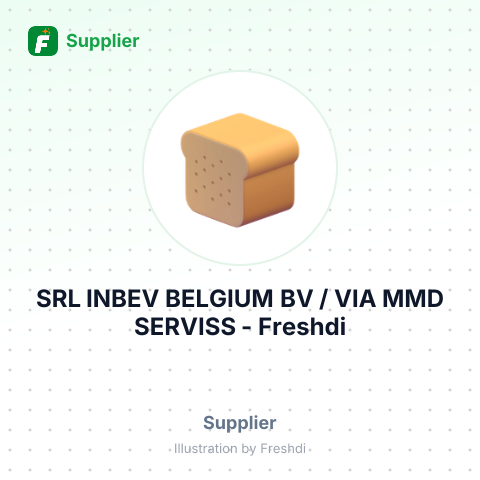 SRL INBEV BELGIUM BV / VIA MMD SERVISS – summary card, no photo uploaded yet