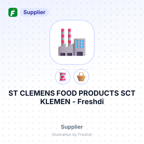 ST CLEMENS FOOD PRODUCTS SCT KLEMEN – summary card, no photo uploaded yet