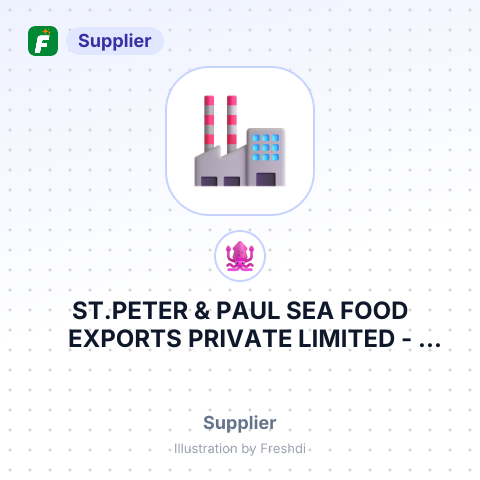 ST.PETER & PAUL SEA FOOD EXPORTS PRIVATE LIMITED – summary card, no photo uploaded yet