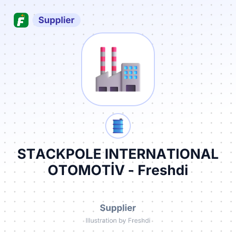 STACKPOLE INTERNATIONAL OTOMOTİV – summary card, no photo uploaded yet