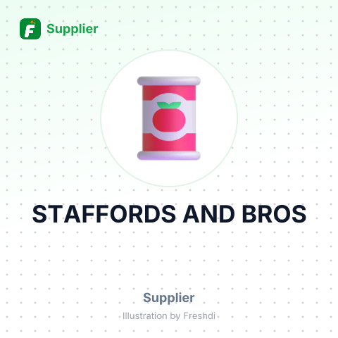 STAFFORDS AND BROS – summary card, no photo uploaded yet