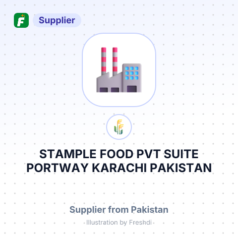 STAMPLE FOOD PVT SUITE PORTWAY KARACHI PAKISTAN – summary card, no photo uploaded yet