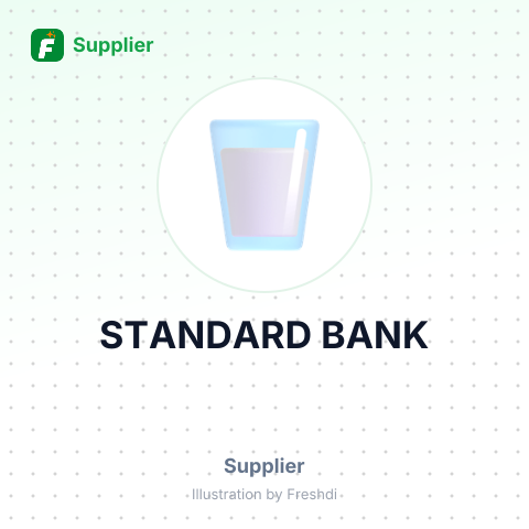 STANDARD BANK – summary card, no photo uploaded yet