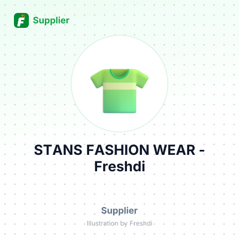 STANS FASHION WEAR – summary card, no photo uploaded yet