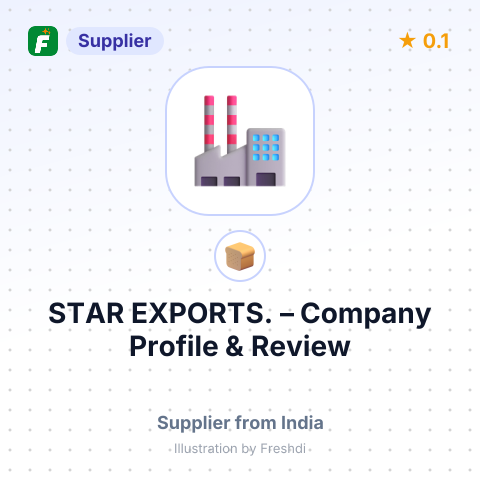 STAR EXPORTS. – summary card, no photo uploaded yet