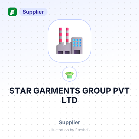 STAR GARMENTS GROUP PVT LTD – summary card, no photo uploaded yet