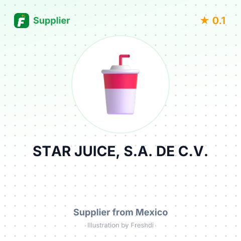 STAR JUICE, S.A. DE C.V. – summary card, no photo uploaded yet