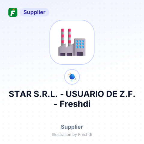 STAR S.R.L. - USUARIO DE Z.F. – summary card, no photo uploaded yet
