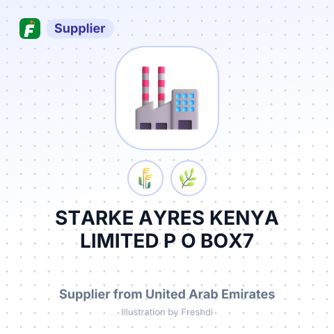 STARKE AYRES KENYA LIMITED P O BOX7 – summary card, no photo uploaded yet