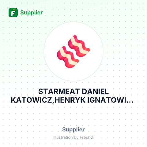 STARMEAT DANIEL KATOWICZ,HENRYK IGNATOWICZ SP.K. – summary card, no photo uploaded yet