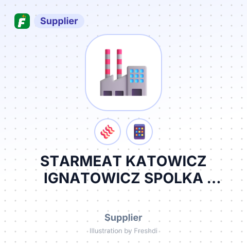 STARMEAT KATOWICZ IGNATOWICZ SPOLKA JAWNA – summary card, no photo uploaded yet