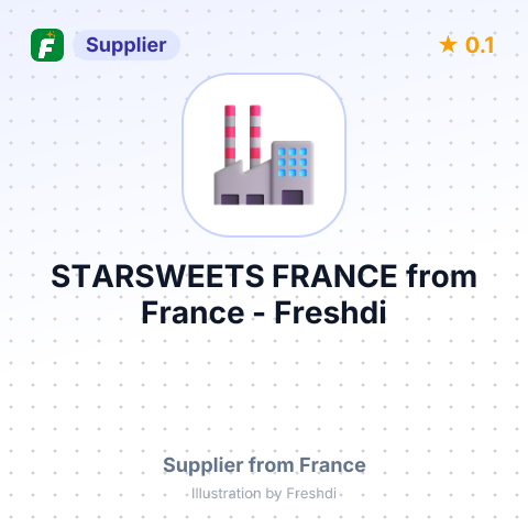 STARSWEETS FRANCE – summary card, no photo uploaded yet