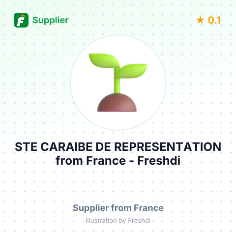 STE CARAIBE DE REPRESENTATION – summary card, no photo uploaded yet