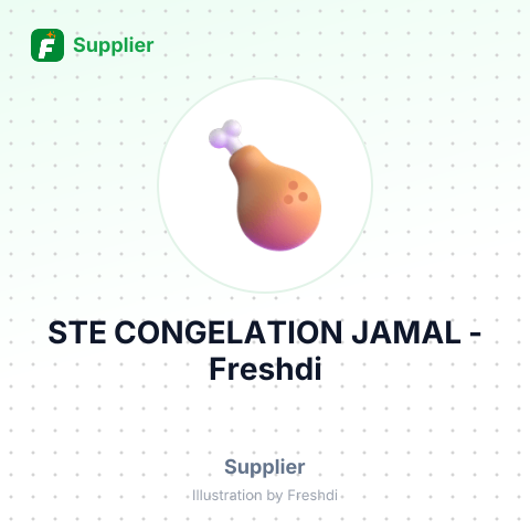 STE CONGELATION JAMAL – summary card, no photo uploaded yet