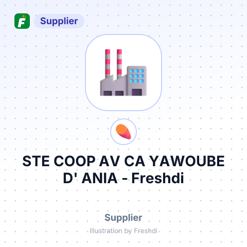 STE COOP AV CA YAWOUBE D' ANIA – summary card, no photo uploaded yet
